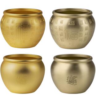 铜师傅《福缸 财缸系列》玄关桌面铜摆件 家居装饰工艺品