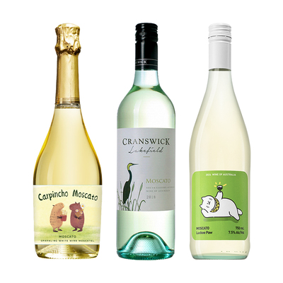 甜蜜三重奏莫斯卡托三支套装