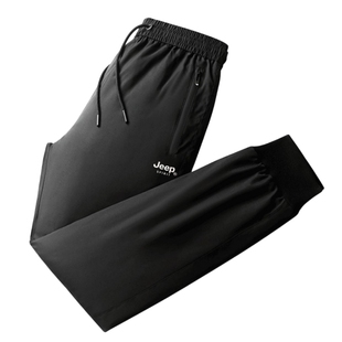 吉普羽绒裤男款外穿新款冬季保暖卸寒防风裤大码爸爸鸭绒休闲裤子