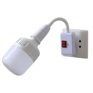 家用led直插式智能语音控制小夜灯卧室客厅节能墙壁遥控插头灯泡