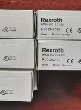 议价Rexroth力士乐R901342029压力开关HM20-21/315-C-K35，全新现