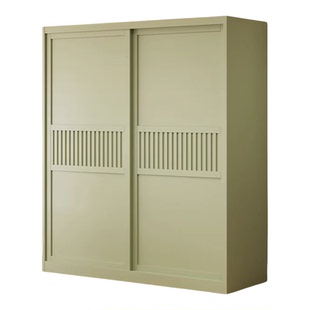 钢制衣柜家用卧室简易组装2026新款金属推拉门款小户型收纳大衣橱