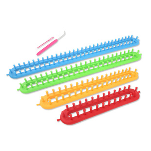 儿童diy围巾编织器制作材料包 亲子毛线手工织围脖神器生日礼物