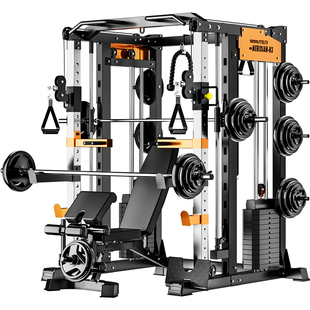 龙门架健身器材家用多功能一体史密斯机深蹲卧推架综合训练器械