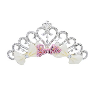 Barbie芭比官方正品发夹发饰女礼物金属皇冠发卡头饰新款侧边夹子