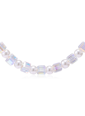 【买3免1】925纯银小蛮腰珍珠项链女 隐形链条轻奢高级感气质脖饰