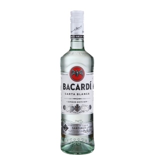 Bacardi 百加得白朗姆酒莫吉托鸡尾酒 调酒烘焙鸡尾酒洋酒 750ml