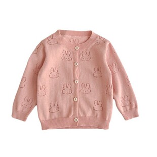 男女童外出服夏季薄款上衣婴儿开衫针织衫春秋季宝宝小月龄外套