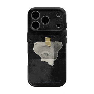 眼 适用iPhone17promax新款手机壳16苹果15美术生艺术设计师14高级感轻奢个性趣味13简约ins风菲林二合一防摔