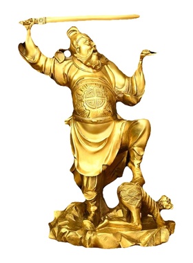 铜天师钟馗摆件魁星点斗办公室