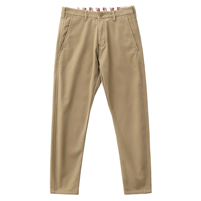 冬季加绒小直筒休闲裤