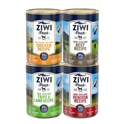 ZIWI巅峰狗罐头390g*4罐