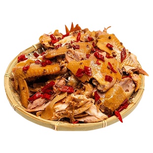 正宗麻椒鸡整只山东特产椒麻鸡熟食开袋即食真空手撕网红卤味零食