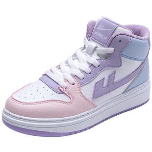 回力高帮鞋女小白鞋女2025冬季新款aj女鞋休闲鞋板鞋时尚运动鞋子