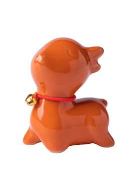 可爱陶瓷小鹿一路平安