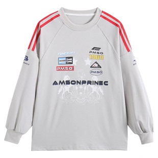 男童春装长袖T恤春秋款2026新款大童春季男孩t儿童痞帅假两件卫衣