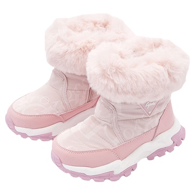 m1m2儿童冬季雪地靴加绒翻毛棉靴