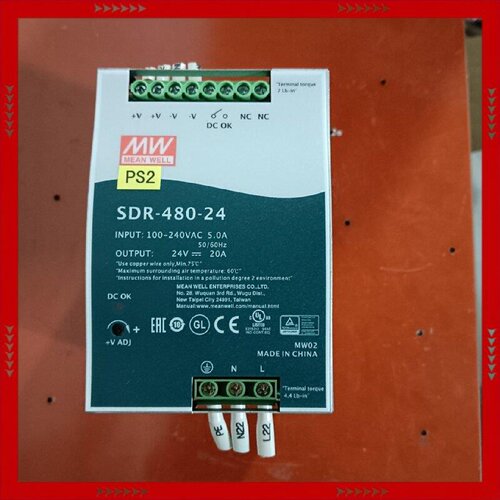 【问价】导轨式电源模块，SDR-48-24。24Ⅴ20A，成色漂