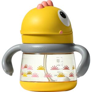 babycare恐龙学饮杯儿童吸管鸭嘴杯