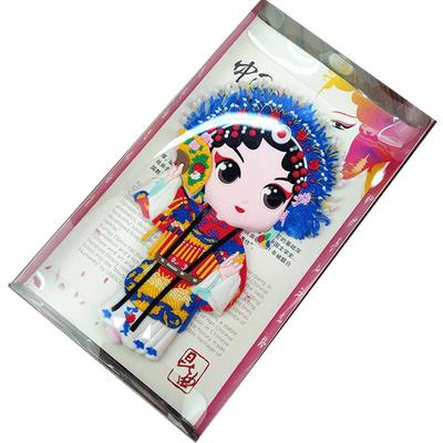冰箱贴京剧脸谱冰箱贴磁铁卡通特色中国风小礼物送老外出国礼品