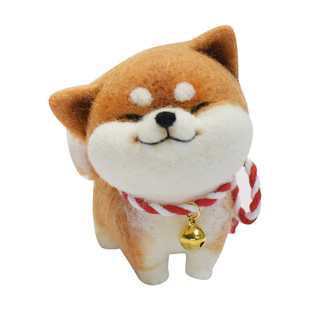 羊毛毡戳戳乐手工材料包柴犬金毛宠物狗狗diy解压玩偶摆挂件礼物