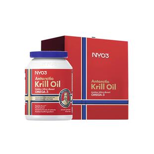 【金质阿蒙森】NYO3挪威进口南极金质阿蒙森磷虾油90粒鱼油升级