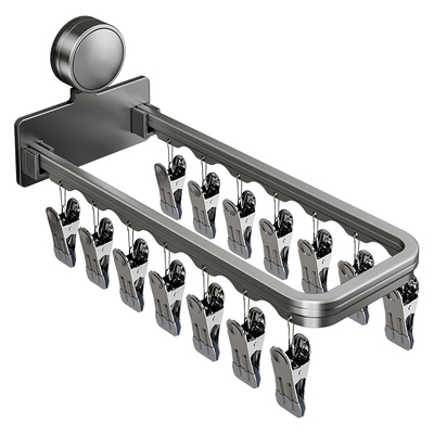 可折叠吸盘袜子晾晒架