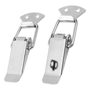 达林夫不锈钢鸭嘴扣锁弹簧锁扣航空箱蜂箱搭扣扁嘴扣家具挂扣配件