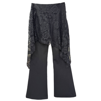 N货！屁帘蕾丝休闲喇叭裤