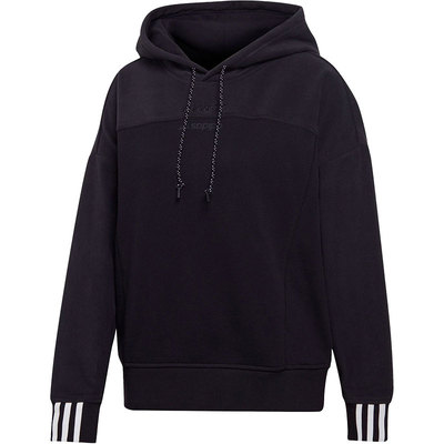 Adidas/阿迪达斯正品三叶草女子休闲运动套头连帽卫衣GD3895