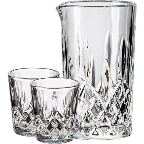 酒具中国风白酒杯分酒器套装家用玻璃一两小酒盅黄酒土烧酒口杯子