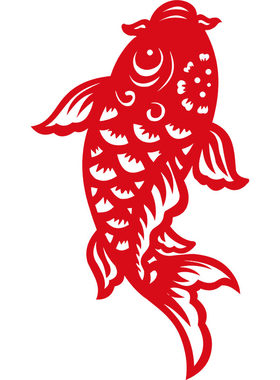 佳印小筑锦鲤窗花年年有余