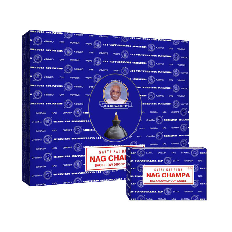原装正品印度赛巴巴Nag Champa真理SATYA黄花香天然倒流塔香薰香