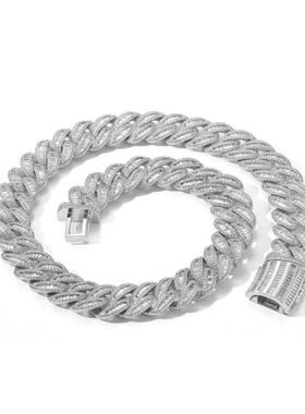 Mr.Bling同款dzknow方钻古巴项链