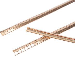 EMS-H06机箱屏蔽簧片进口铍铜簧片高弹性铍铜弹片高导电铜弹簧片