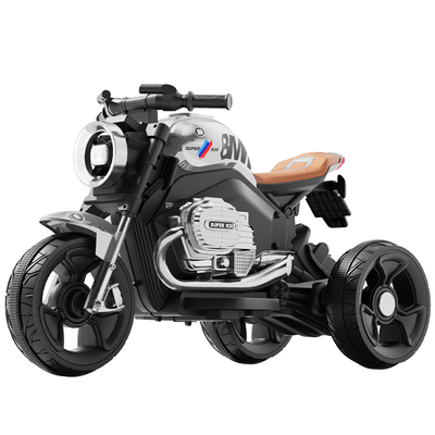 儿童电动摩托车男女孩遥控卡丁车