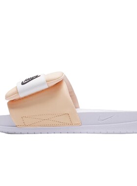 滔搏NIKE耐克女鞋魔术贴一字凉拖运动休闲沙滩拖鞋DV1033-105