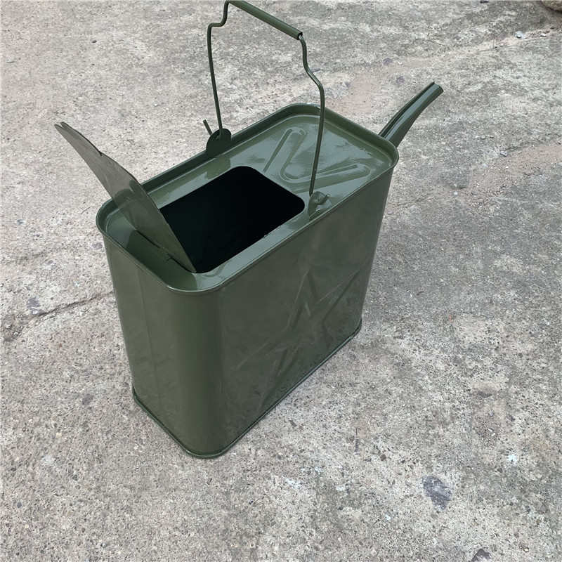 15升长嘴手提加油桶铁桶便携式柴油壶注水桶铁嘴氩弧焊耐用汽油桶