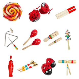 儿童奥尔夫打击乐器套装幼儿园小班合奏音乐律动组合全套节奏表演