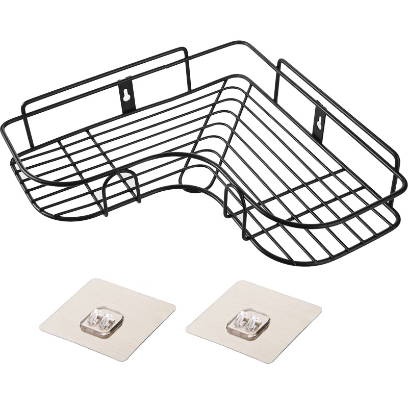 免打孔转角置物架卫生间挂架宿舍收纳神器厕所用品大全浴室三角架