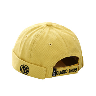 儿童无檐地主帽春秋夏季薄款潮流时尚宝宝百搭瓜皮帽韩版男童女童