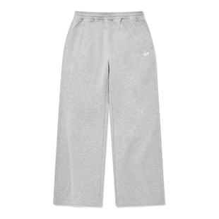 樱桃KIRSH 休闲卫裤女秋冬韩版宽松直筒阔腿裤加厚加绒运动裤