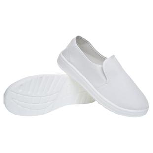 防静电鞋加厚软底无尘食品洁净车间帆布防尘棉鞋男女工作鞋劳保鞋