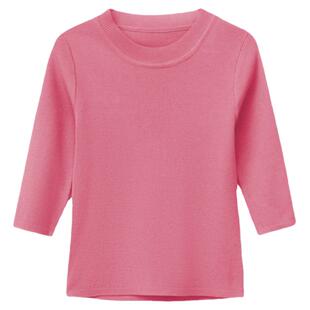 半袖针织衫女薄款修身2026春季新款女装小个子短款气质五分袖上衣