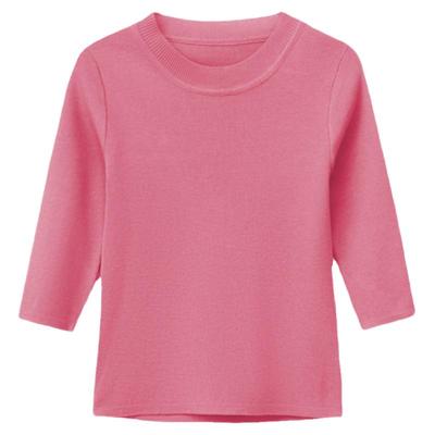 半袖针织衫女薄款修身短款秋季