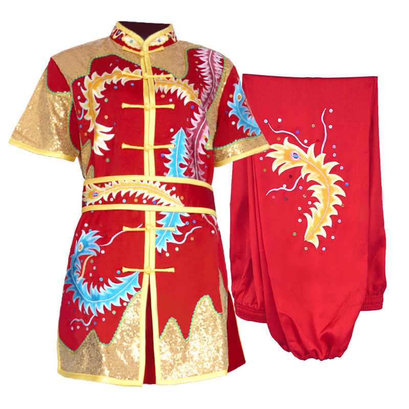 大业亨通武术刺绣长拳女练武服