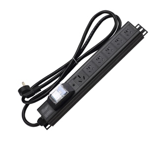 大功率32A8000W机柜工业轨道工作台测试架接线板过载保护门排插座