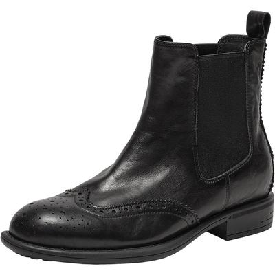 Bata切尔西靴女2025冬季新款英伦风切尔西粗跟通勤短筒靴68151DD5