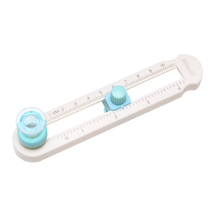 可得优切圆器圆形切割器纸张剪裁器剪圆切纸器裁圆画圆神器手动裁纸切圆机多功能圆规刀58mm割圆器