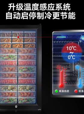 喜莱盛食品留样柜商用展示柜冷藏食堂保鲜柜办公室小冰箱酒店客房